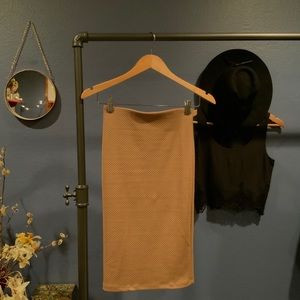 Long stretchy pencil skirt